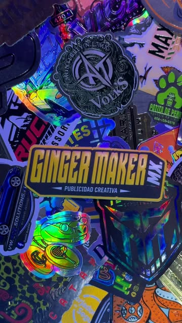 Stickers troquelados con diseño personalizado